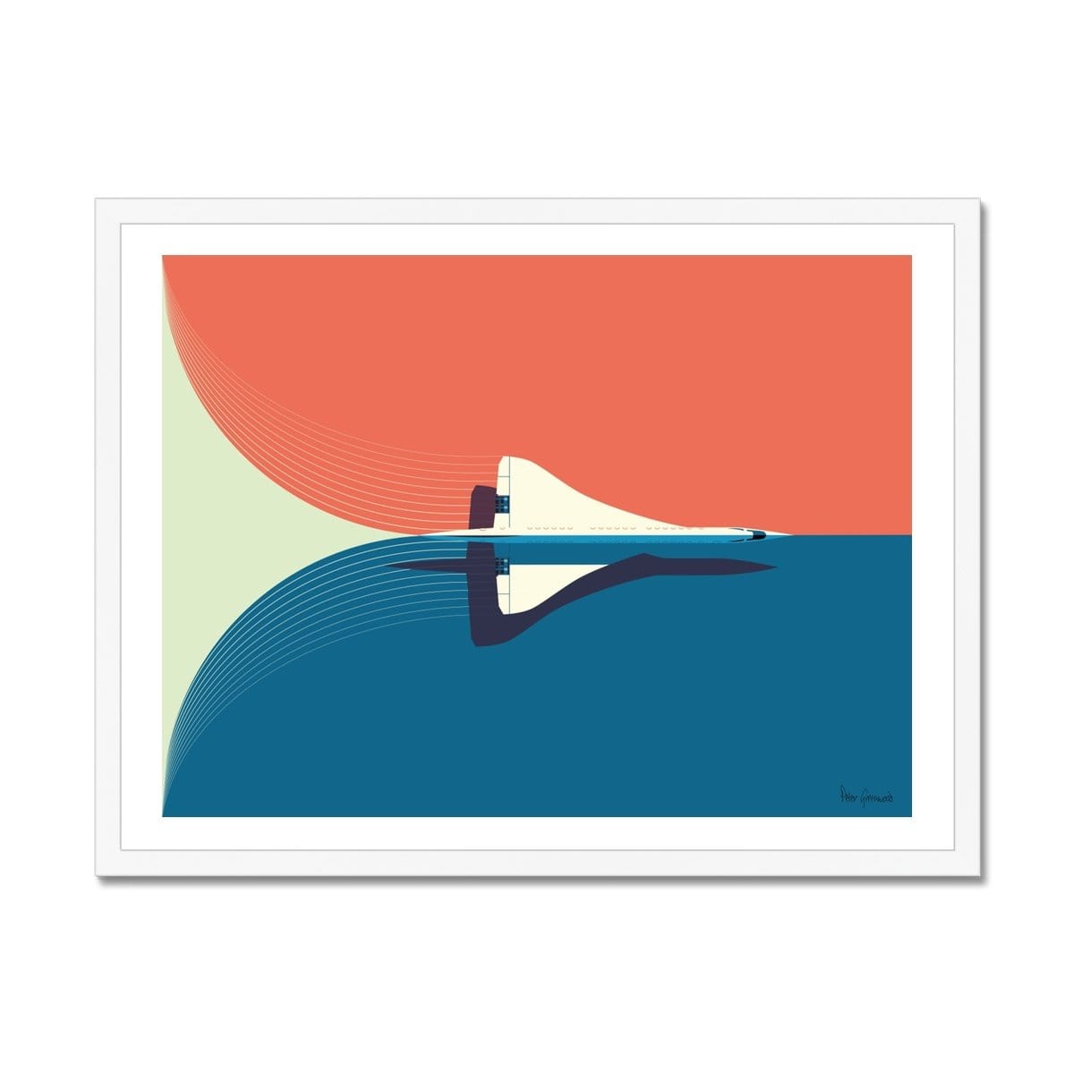 Prodigi Fine art 24"x18" / White Frame Peter Greenwood | Concorde Framed Print