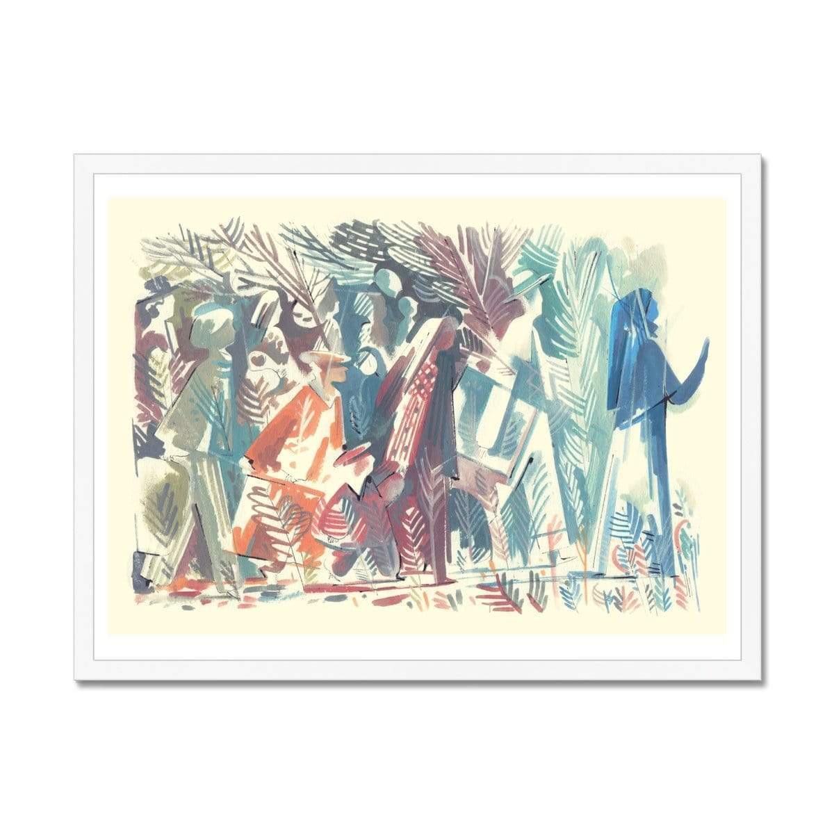 Prodigi Fine art 24"x18" / White Frame Roman Muradov | Refugees