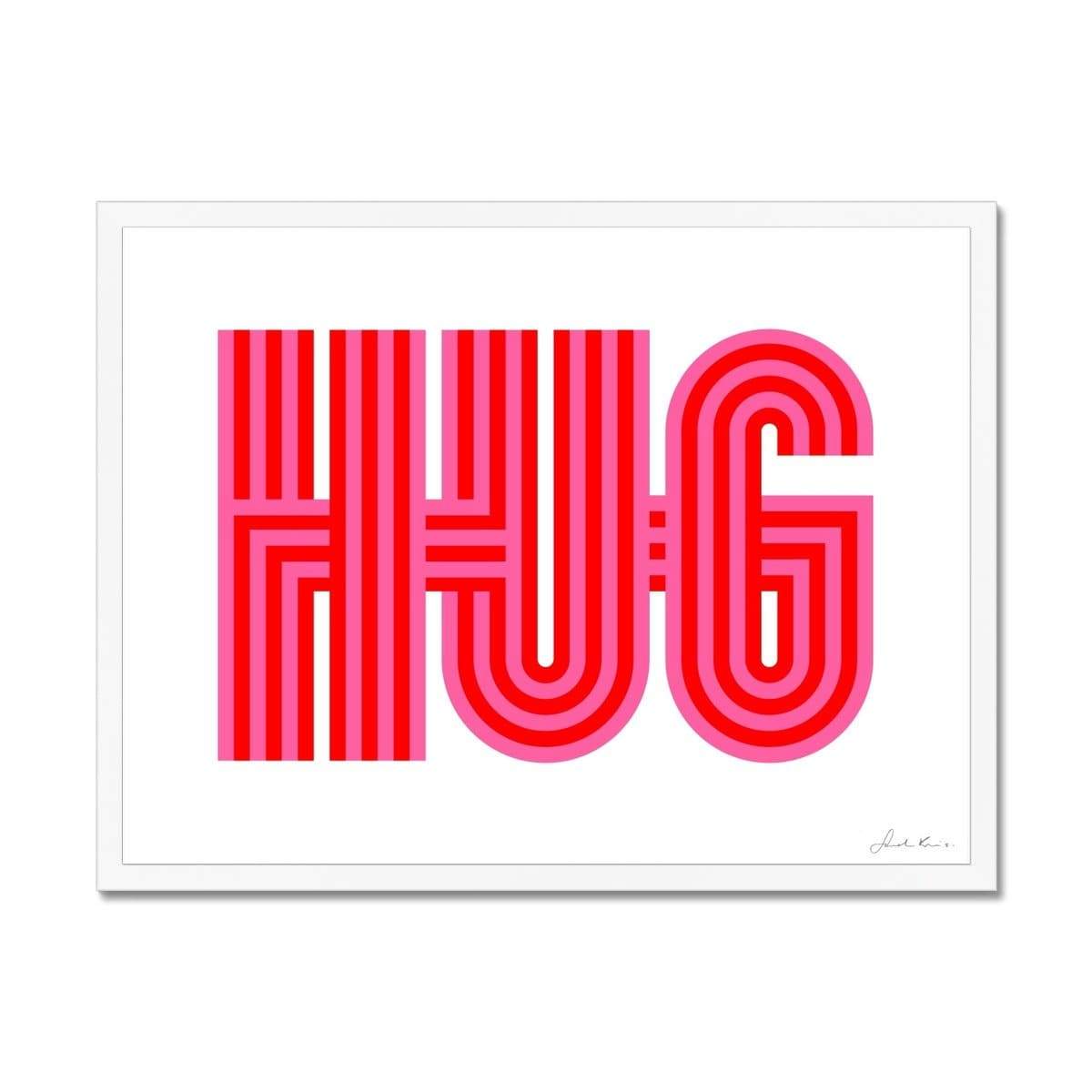 Prodigi Fine art 24"x18" / White Frame Sarah Boris | Hug