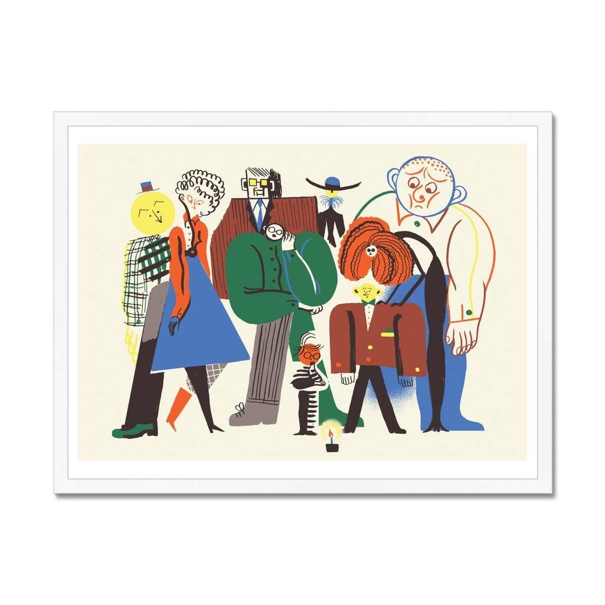 Prodigi Fine art 24"x18" / White Frame Sarah Mazzetti | Birthday