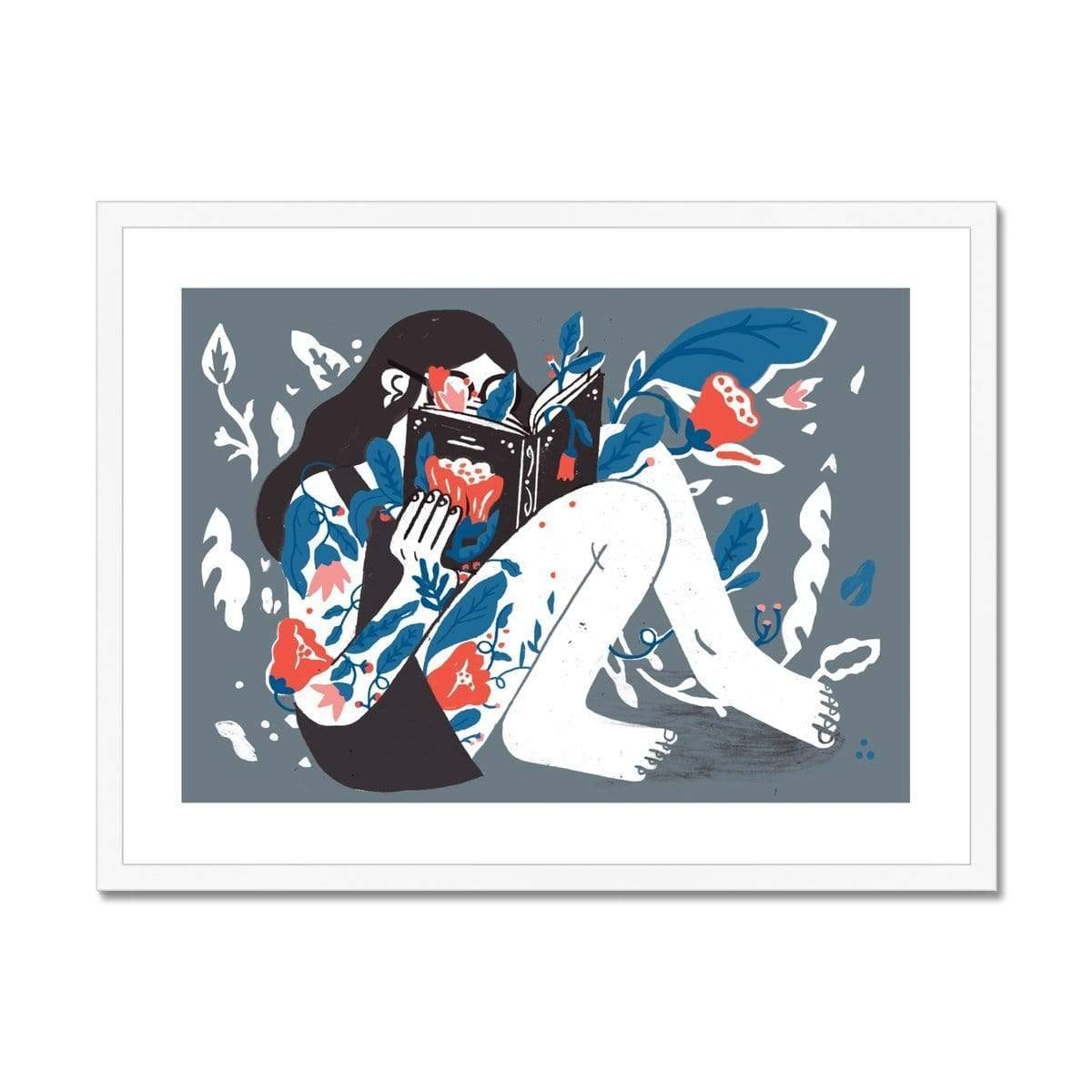 Prodigi Fine art 24"x18" / White Frame Sarah Mazzetti | Reading