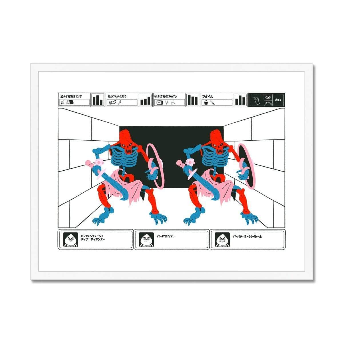 Prodigi Fine art 24"x18" / White Frame Stephen Maurice Graham | Dungeon Master