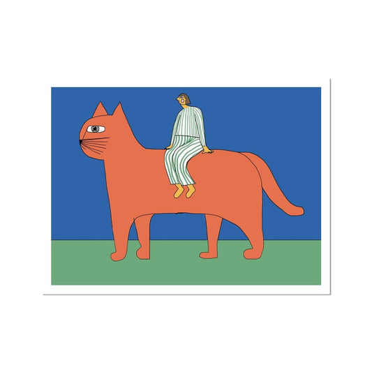 Katy Daft | Woman Upon a Cat