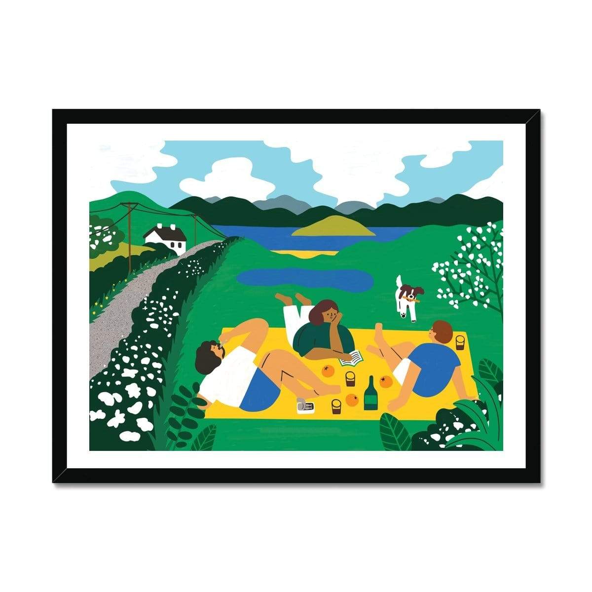 Prodigi Fine art 8"x6" / Black Frame Fuchsia MacAree | Tinned Fish