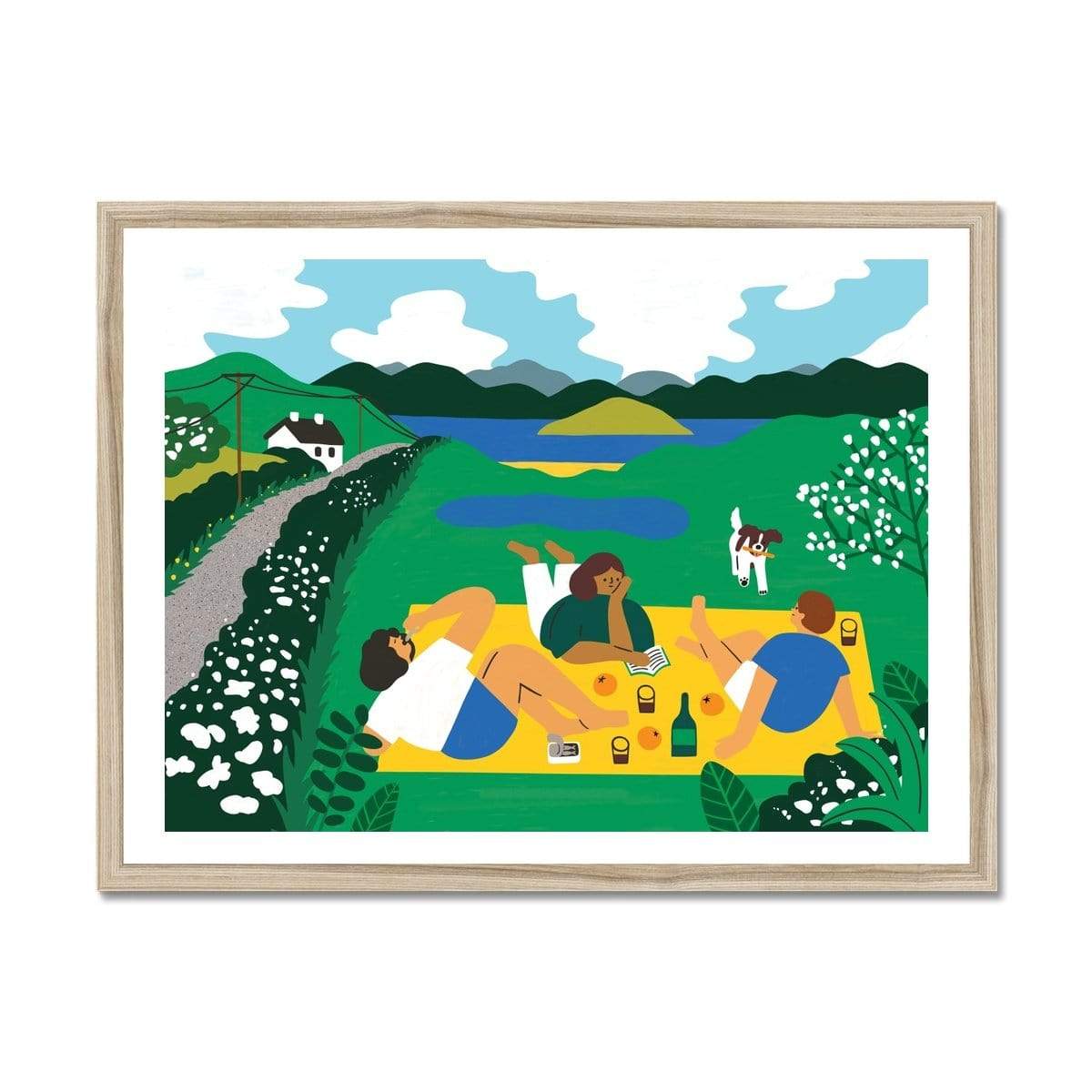 Prodigi Fine art 8"x6" / Natural Frame Fuchsia MacAree | Tinned Fish