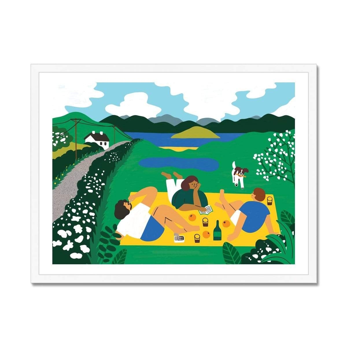 Prodigi Fine art 8"x6" / White Frame Fuchsia MacAree | Tinned Fish