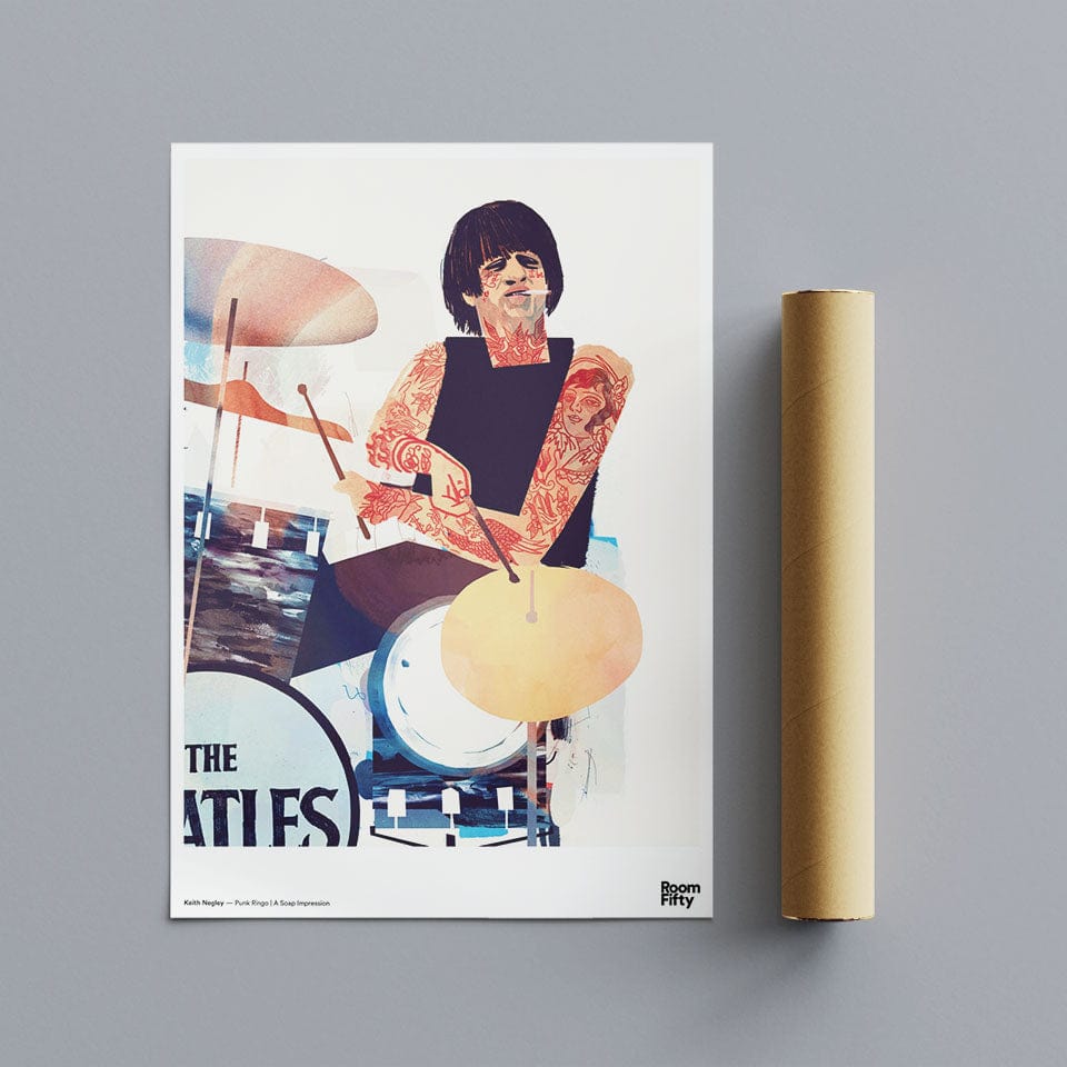 Captain Cyan Poster Punk Ringo | Keith Negley | Poster