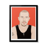 Room Fifty 12 x 16 (30 x 40cm) / Framed Prints black Alexander McQueen