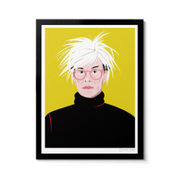 Room Fifty 12 x 16 (30 x 40cm) / Framed Prints black Andy Warhol