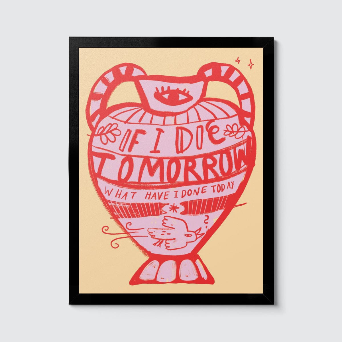 Room Fifty 12 x 16 (30 x 40cm) / Framed Prints black Anna Kiosse Tomorrow