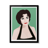 Room Fifty 12 x 16 (30 x 40cm) / Framed Prints black Elizabeth Taylor