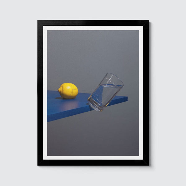 Room Fifty 12 x 16 (30 x 40cm) / Framed Prints black Krista van der Niet Lemon and Glass