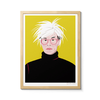 Room Fifty 12 x 16 (30 x 40cm) / Framed Prints natural Andy Warhol