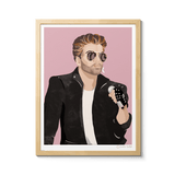 Room Fifty 12 x 16 (30 x 40cm) / Framed Prints natural George Michael