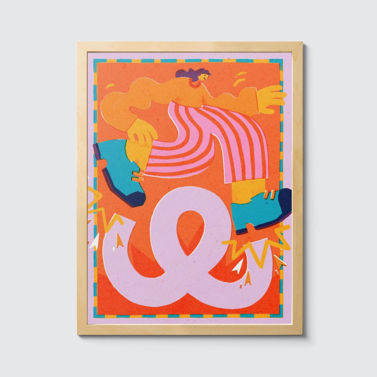 Room Fifty 12 x 16 (30 x 40cm) / Framed Prints natural Michelle Wagenaar - The Loop