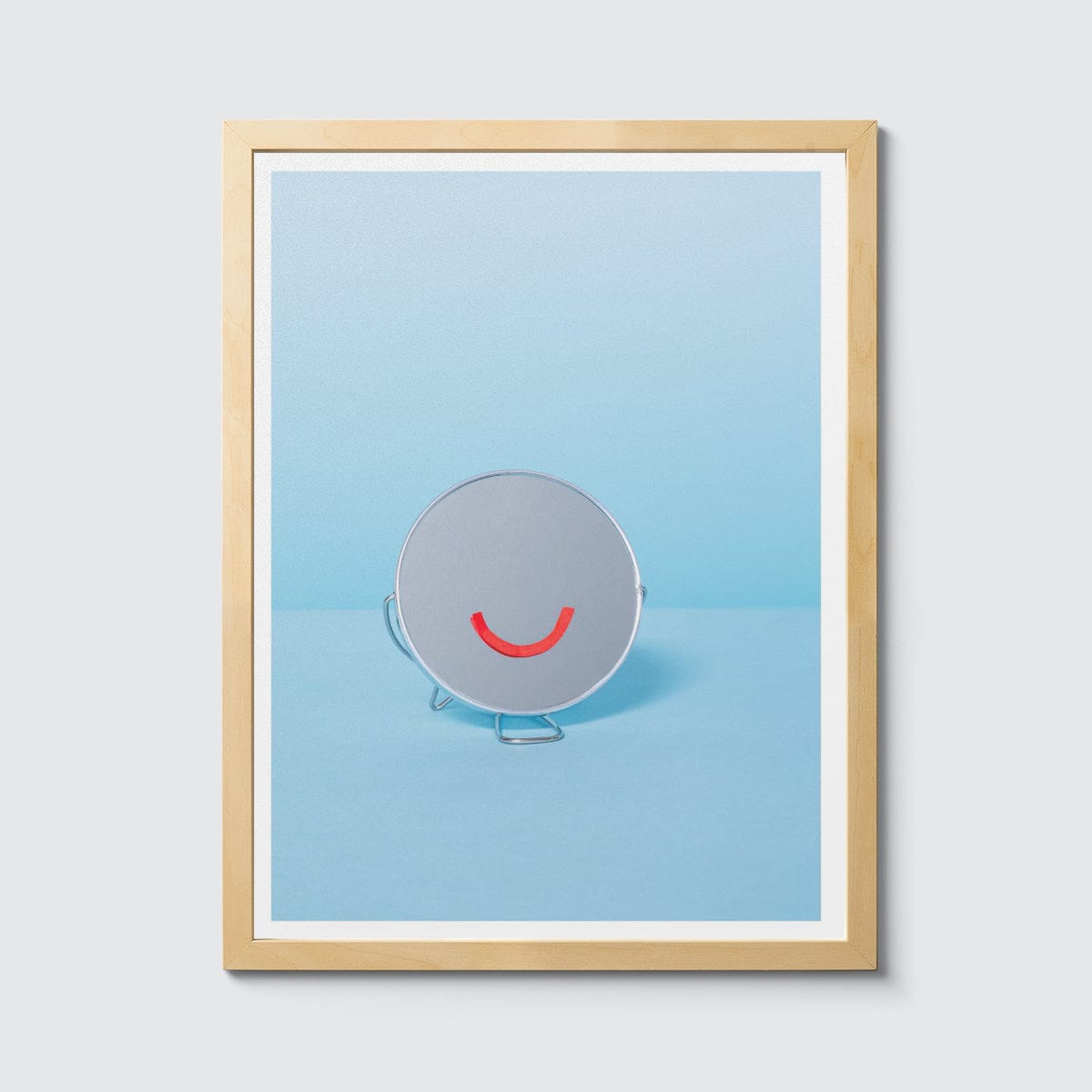 Room Fifty 12 x 16 (30 x 40cm) / Framed Prints natural Monique Broring - Be Happy (omlaut)