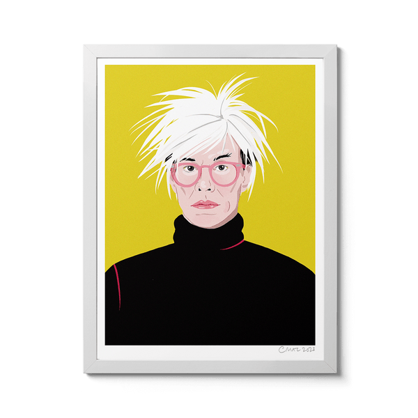 Room Fifty 12 x 16 (30 x 40cm) / Framed Prints white Andy Warhol
