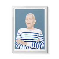 Room Fifty 12 x 16 (30 x 40cm) / Framed Prints white Jean Paul Gaultier