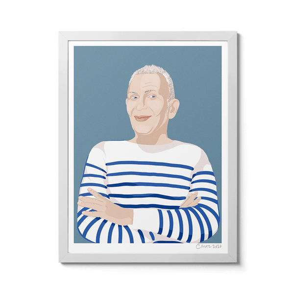 Room Fifty 12 x 16 (30 x 40cm) / Framed Prints white Jean Paul Gaultier