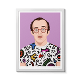 Room Fifty 12 x 16 (30 x 40cm) / Framed Prints white Keith Haring