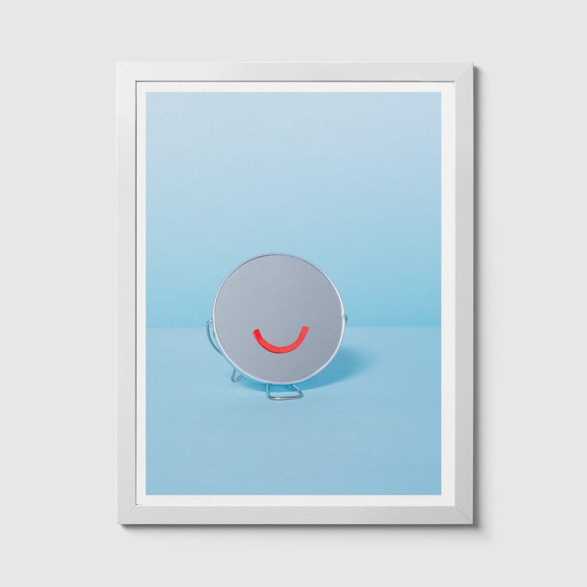 Room Fifty 12 x 16 (30 x 40cm) / Framed Prints white Monique Broring - Be Happy (omlaut)