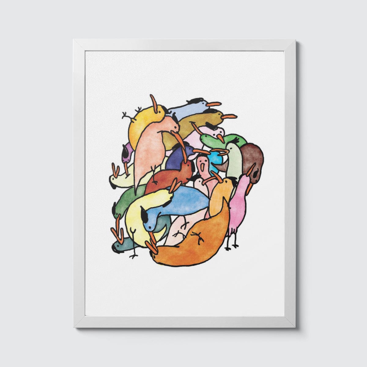 Room Fifty 12 x 16 (30 x 40cm) / Framed Prints white Paul Faassen | The Mob