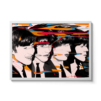 Room Fifty 16.5 x 23.4 (A2) (42 x 59.4cm) / Framed Prints White Beatles '65 | Nicole Rifkin