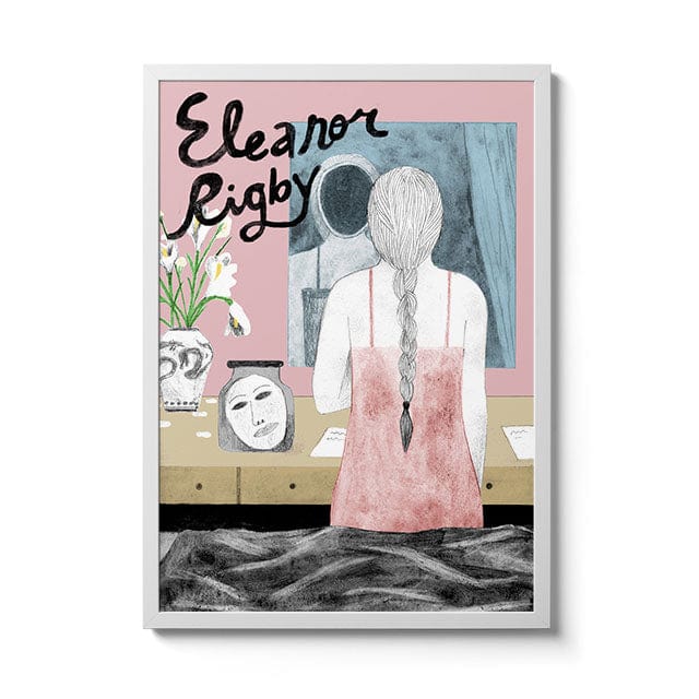 Room Fifty 16.5 x 23.4 (A2) (42 x 59.4cm) / Framed Prints White Eleanor Rigby | Cristóbal Schma (nomonki)