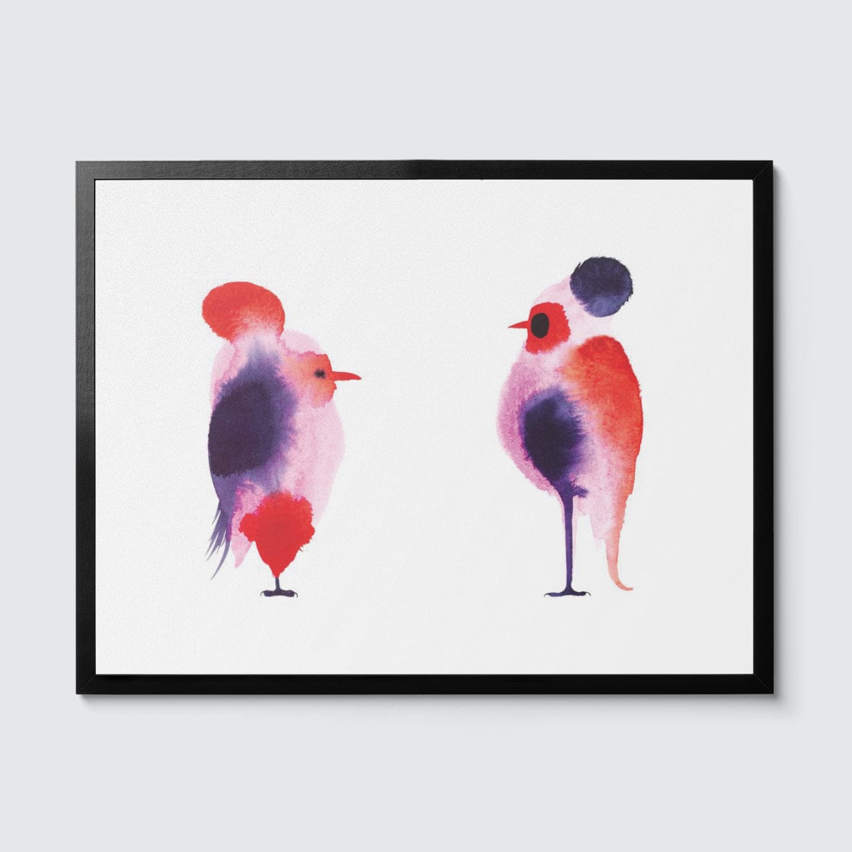 Room Fifty 18 x 24 (45 x 60cm) / Framed Prints black Paul Faassen - Indigo Reds