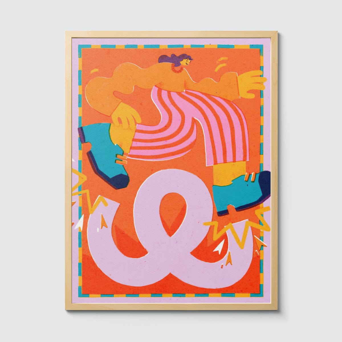 Room Fifty 18 x 24 (45 x 60cm) / Framed Prints natural Michelle Wagenaar - The Loop