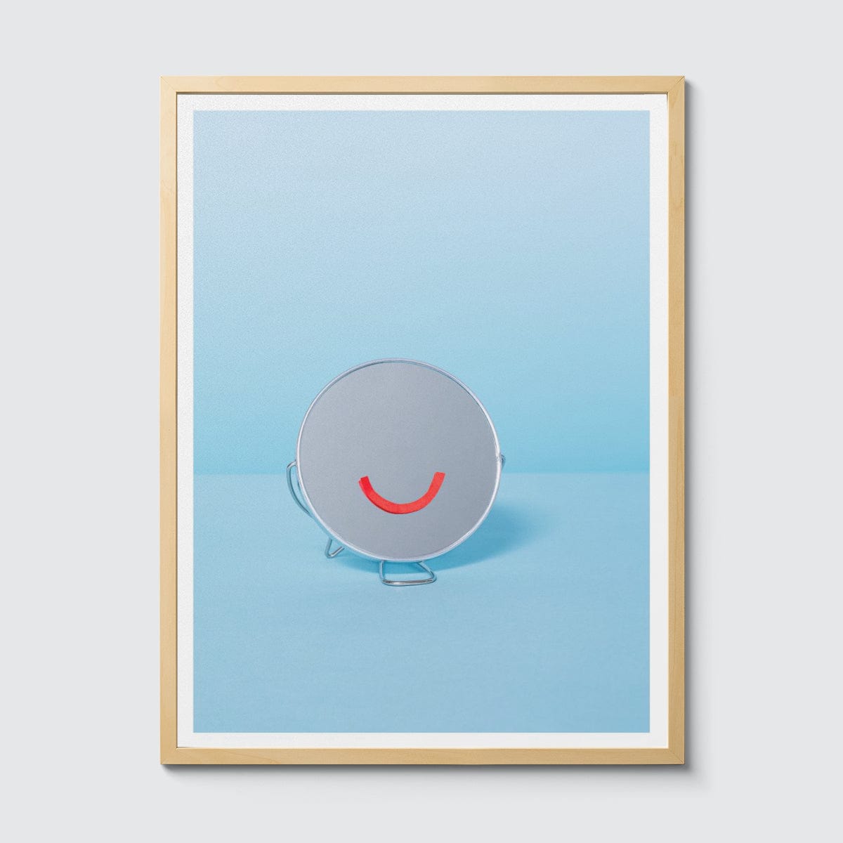 Room Fifty 18 x 24 (45 x 60cm) / Framed Prints natural Monique Broring - Be Happy (omlaut)