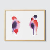 Room Fifty 18 x 24 (45 x 60cm) / Framed Prints natural Paul Faassen - Indigo Reds