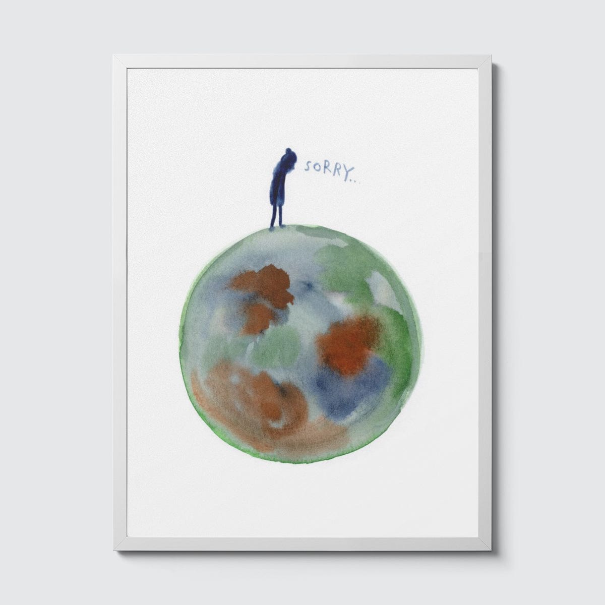 Room Fifty 18 x 24 (45 x 60cm) / Framed Prints white Claudie de Cleen - Sorry