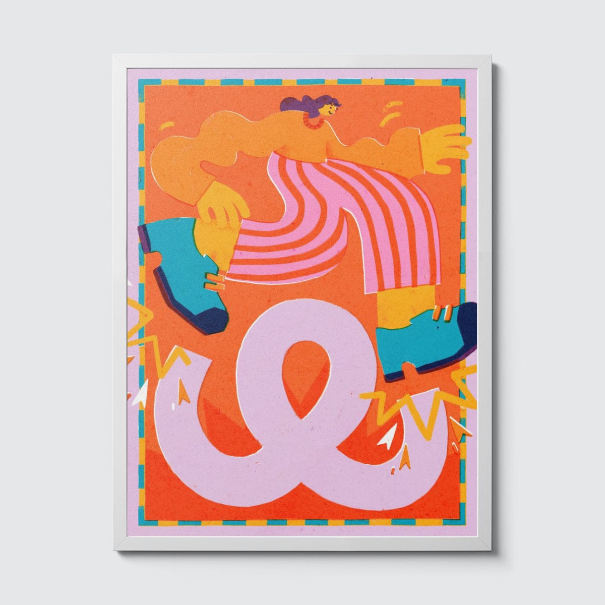 Room Fifty 18 x 24 (45 x 60cm) / Framed Prints white Michelle Wagenaar - The Loop