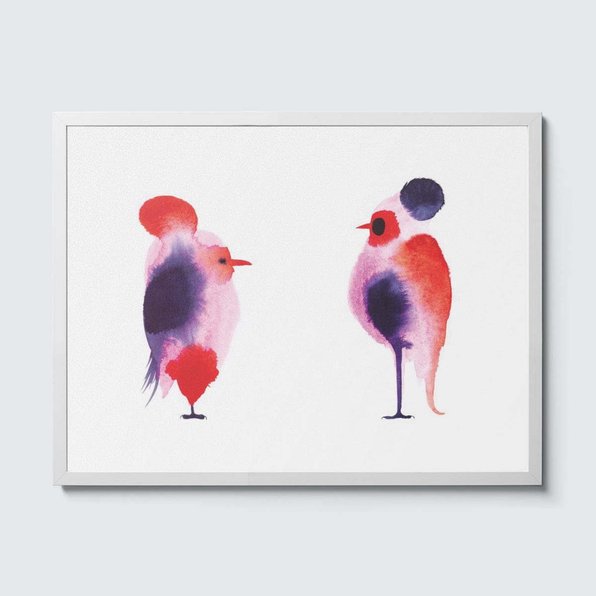 Room Fifty 18 x 24 (45 x 60cm) / Framed Prints white Paul Faassen - Indigo Reds