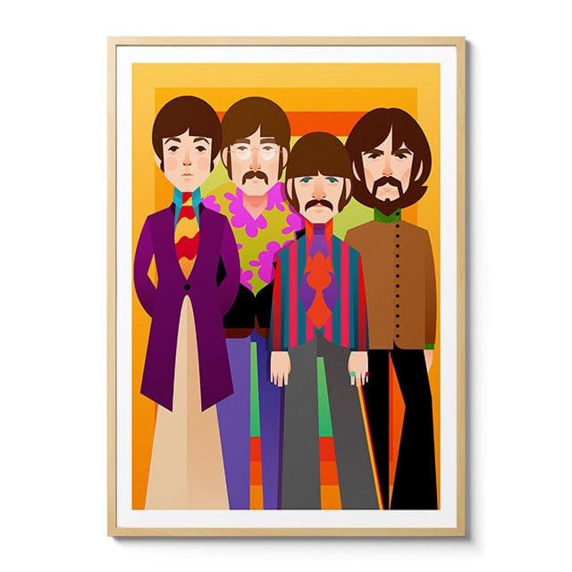 Room Fifty 23.4 x 33.1 (A1) (59.4 x 84.1cm) / Framed Prints Natural All Together Now | Stanley Chow