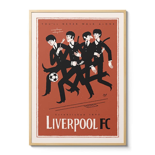 Room Fifty 23.4 x 33.1 (A1) (59.4 x 84.1cm) / Framed Prints Natural Liverpudlians FC | Greg Clarke