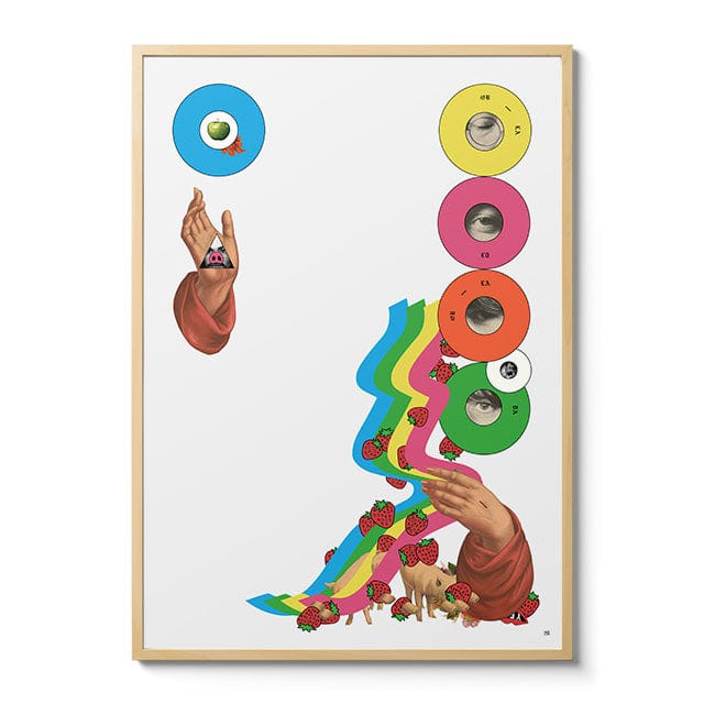 Room Fifty 23.4 x 33.1 (A1) (59.4 x 84.1cm) / Framed Prints Natural Ob-La-Di, Ob-La-Da | Matt Dorfman