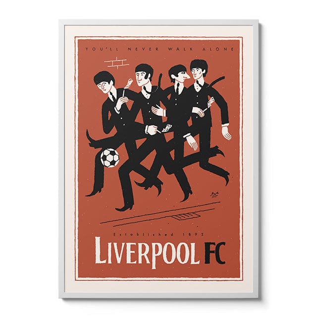 Room Fifty 23.4 x 33.1 (A1) (59.4 x 84.1cm) / Framed Prints White Liverpudlians FC | Greg Clarke