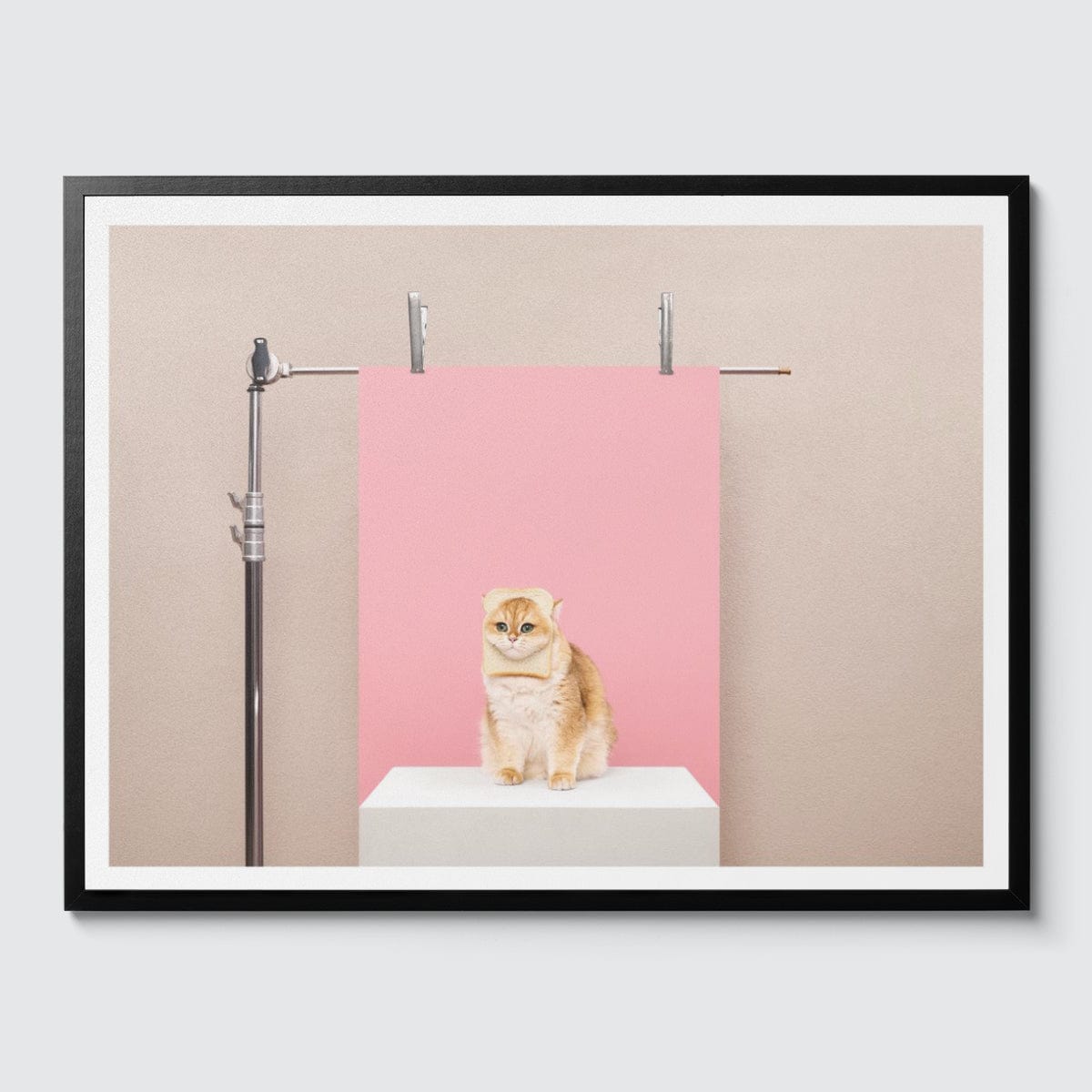 Room Fifty 24 x 32 (60 x 80cm) / Framed Prints black Anne Claire de Breij | Pink Cat