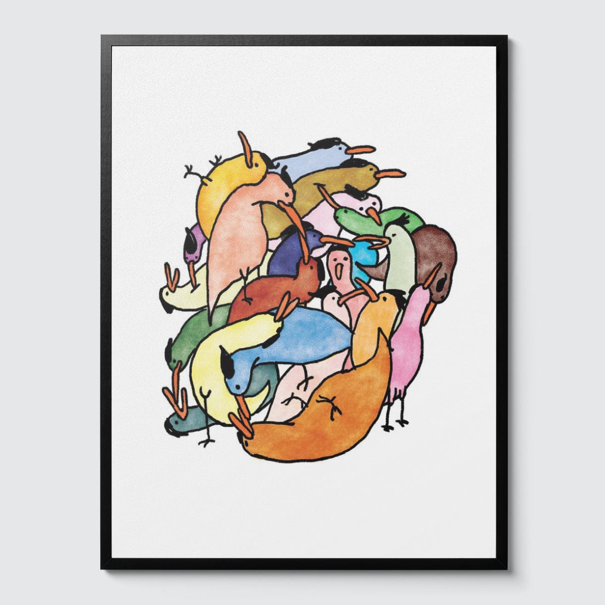 Room Fifty 24 x 32 (60 x 80cm) / Framed Prints black Paul Faassen | The Mob