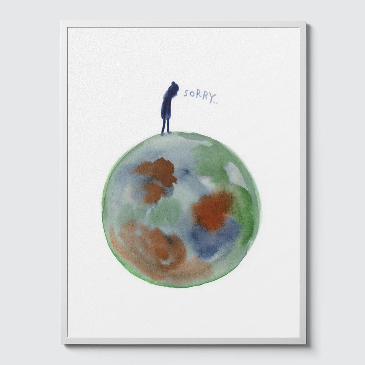 Room Fifty 24 x 32 (60 x 80cm) / Framed Prints white Claudie de Cleen - Sorry