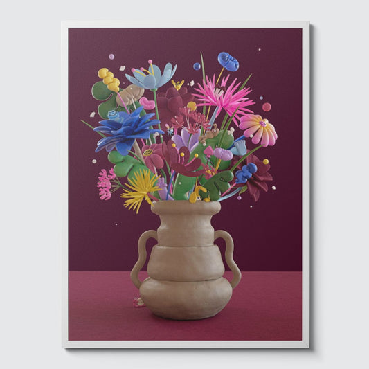 Room Fifty 24 x 32 (60 x 80cm) / Framed Prints white Eva Cremers| Flora and Fauna