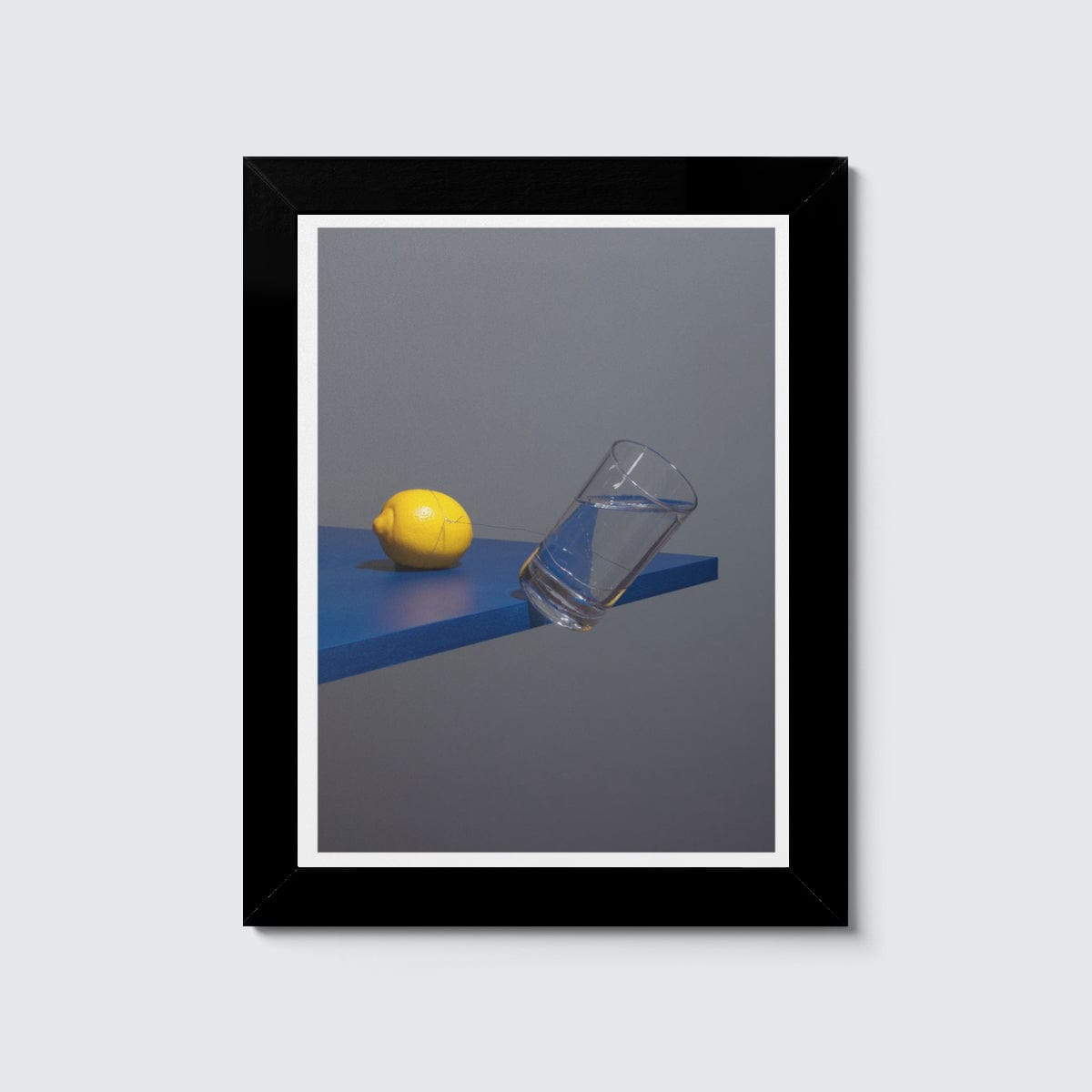 Room Fifty 6 x 8 (15 x 20cm) / Framed Prints black Krista van der Niet Lemon and Glass
