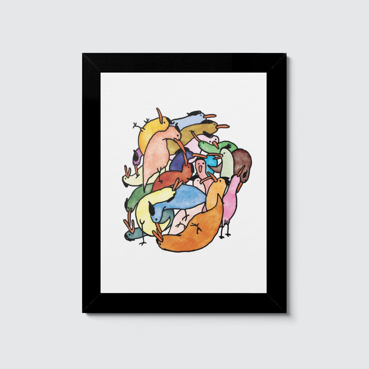 Room Fifty 6 x 8 (15 x 20cm) / Framed Prints black Paul Faassen | The Mob