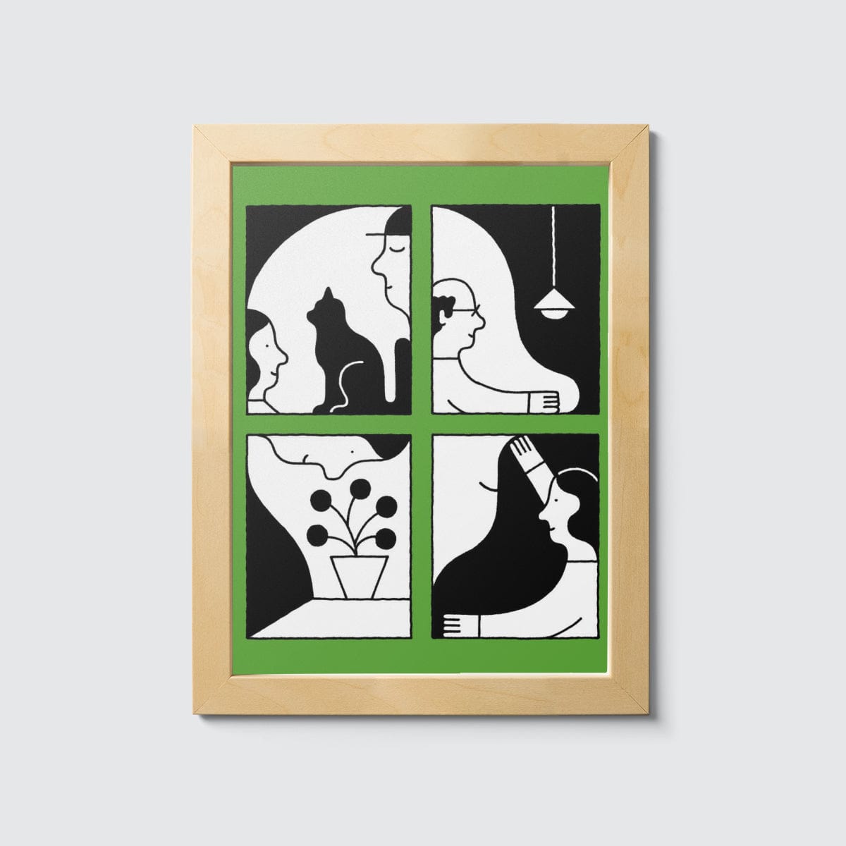 Room Fifty 6 x 8 (15 x 20cm) / Framed Prints natural Gino Bud Hoiting | Family