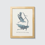 Room Fifty 6 x 8 (15 x 20cm) / Framed Prints natural Joost Stokhof | Love Birds
