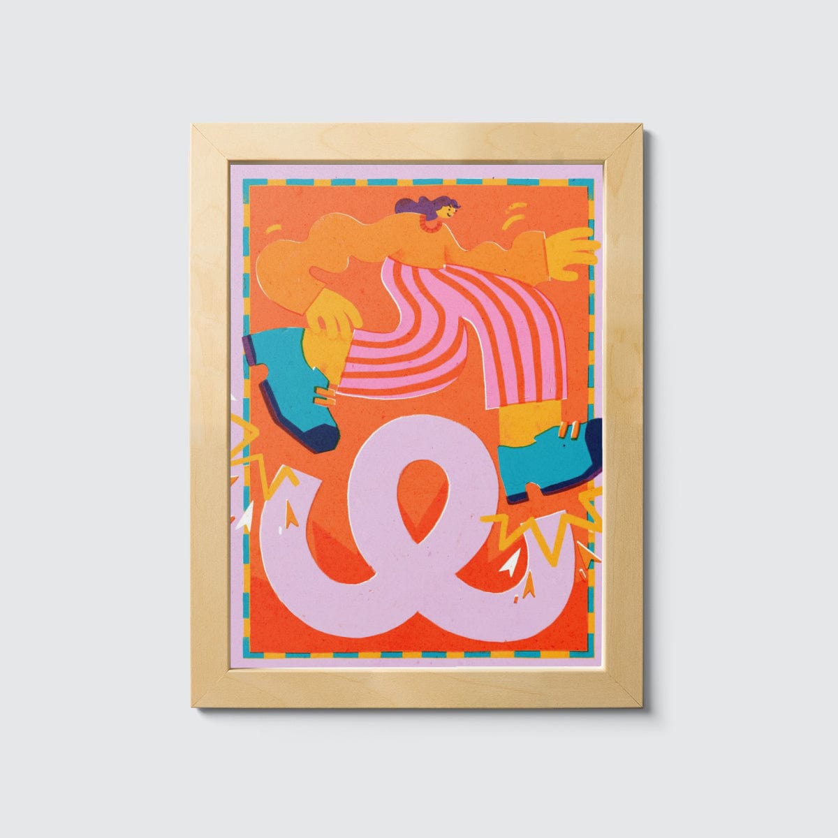 Room Fifty 6 x 8 (15 x 20cm) / Framed Prints natural Michelle Wagenaar - The Loop