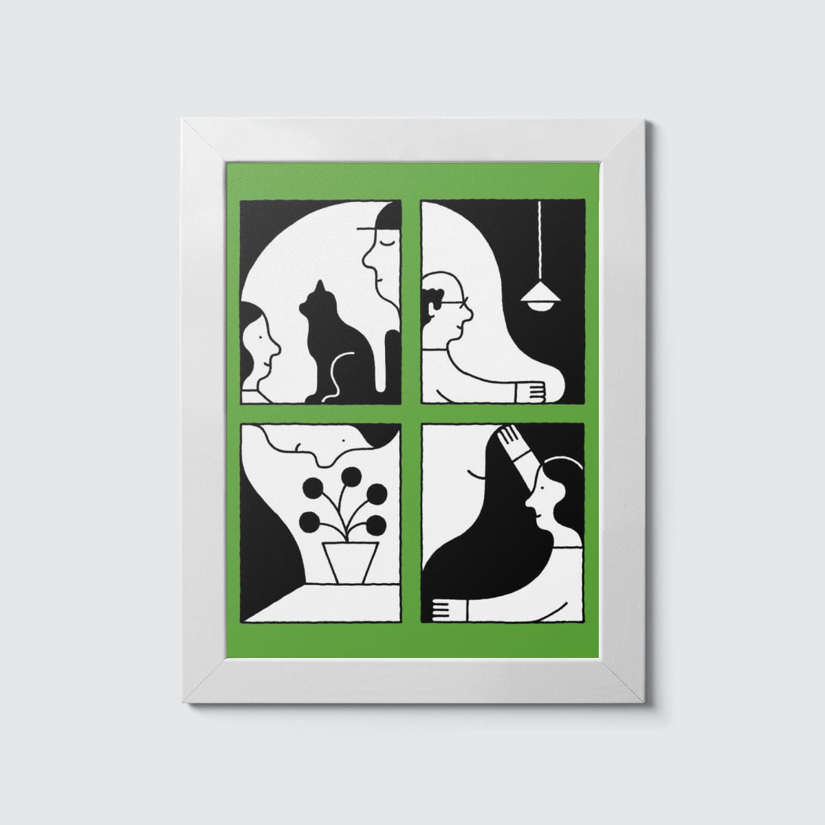 Room Fifty 6 x 8 (15 x 20cm) / Framed Prints white Gino Bud Hoiting | Family