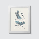 Room Fifty 6 x 8 (15 x 20cm) / Framed Prints white Joost Stokhof | Love Birds